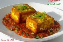 Tofu pane cu sos de rosii